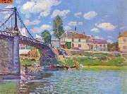 Br�cke von Argenteuil nach Sisley